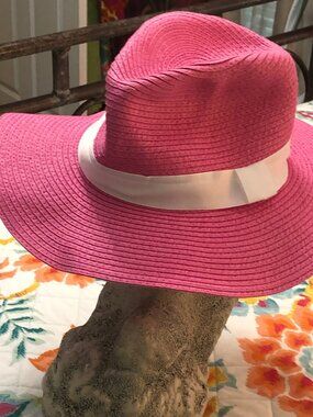 Pink Mud Pie Fedora Hat